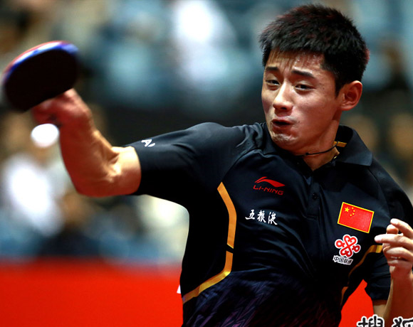 瑞典队逆转奥地利队，张继科带队取胜